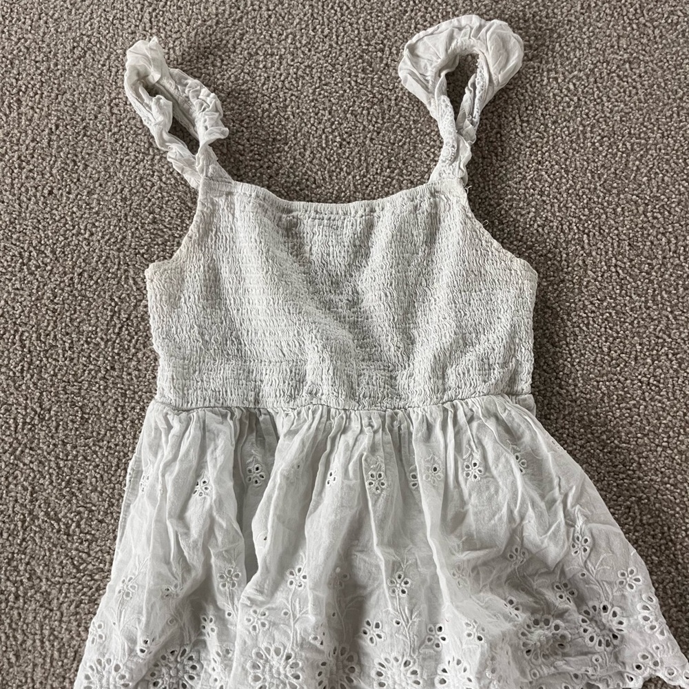 White Floral Tank